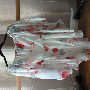 TJD Floral Off Shoulder Dress